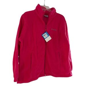 Columbia Pink Fleece Jacket Mount Cannon Size 1X